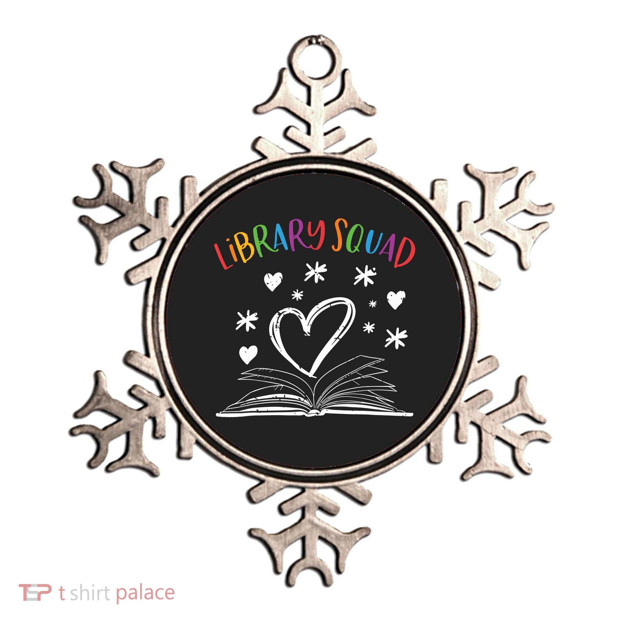 Library Squad Librarian Bookworm Book Lover Ornament