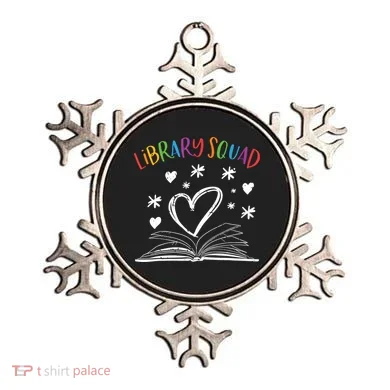 Library Squad Librarian Bookworm Book Lover Ornament