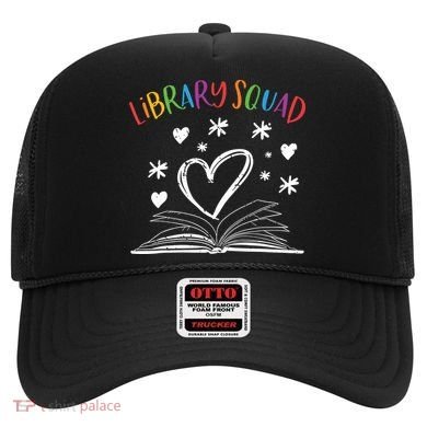 Library Squad Librarian Bookworm Book Lover Hat