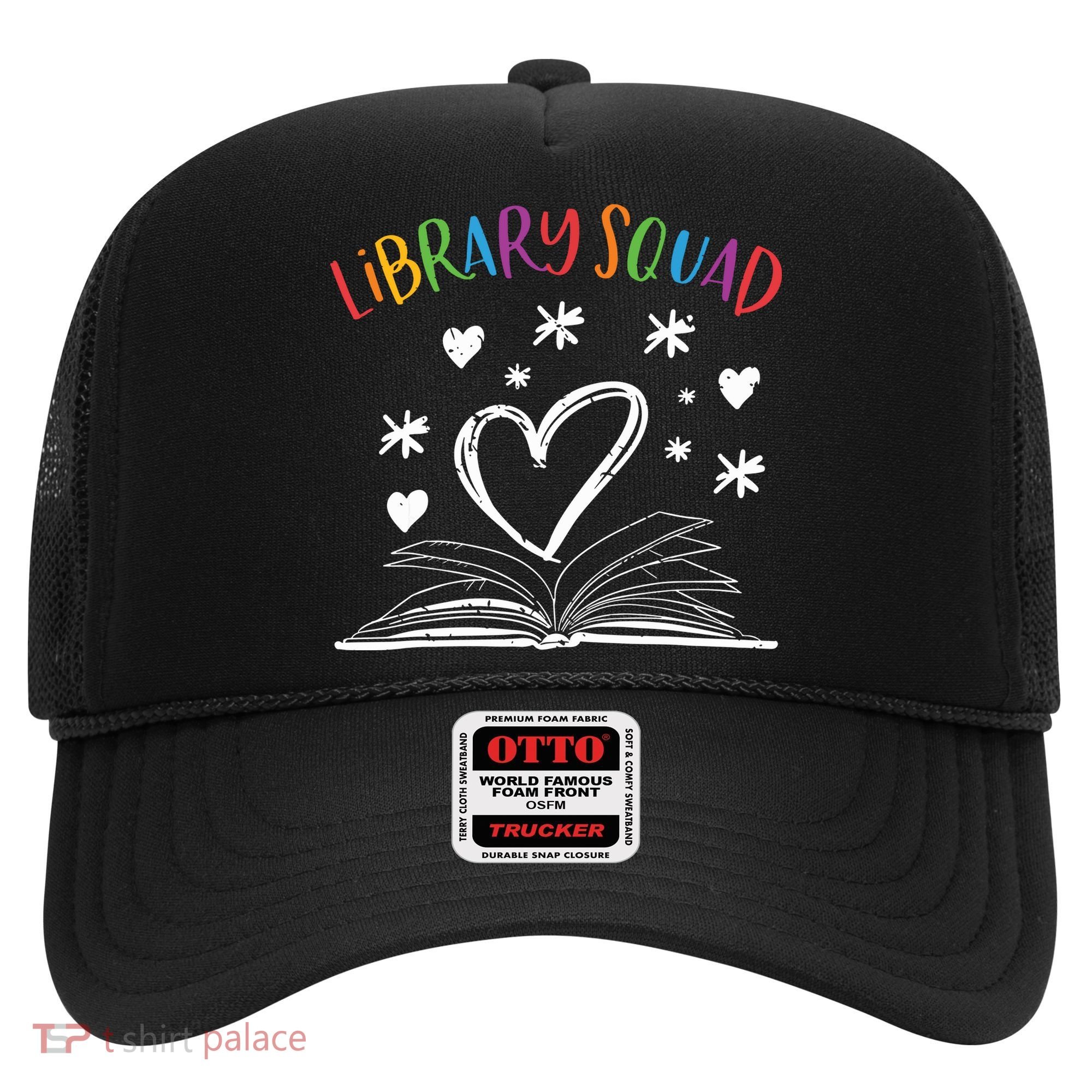 Library Squad Librarian Bookworm Book Lover Hat