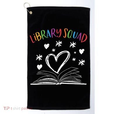 Library Squad Librarian Bookworm Book Lover Golf Towel