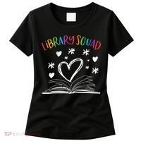 Library Squad Librarian Bookworm Book Lover Women's T-Shirt thumb 0