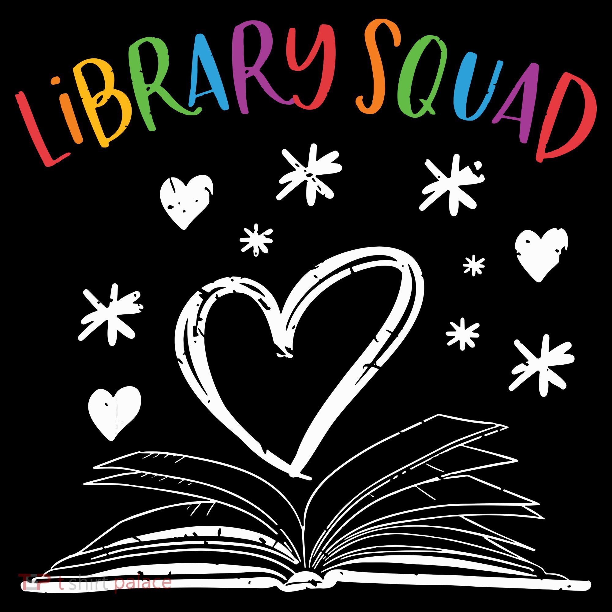 Library Squad Librarian Bookworm Book Lover Kids Sweatshirt