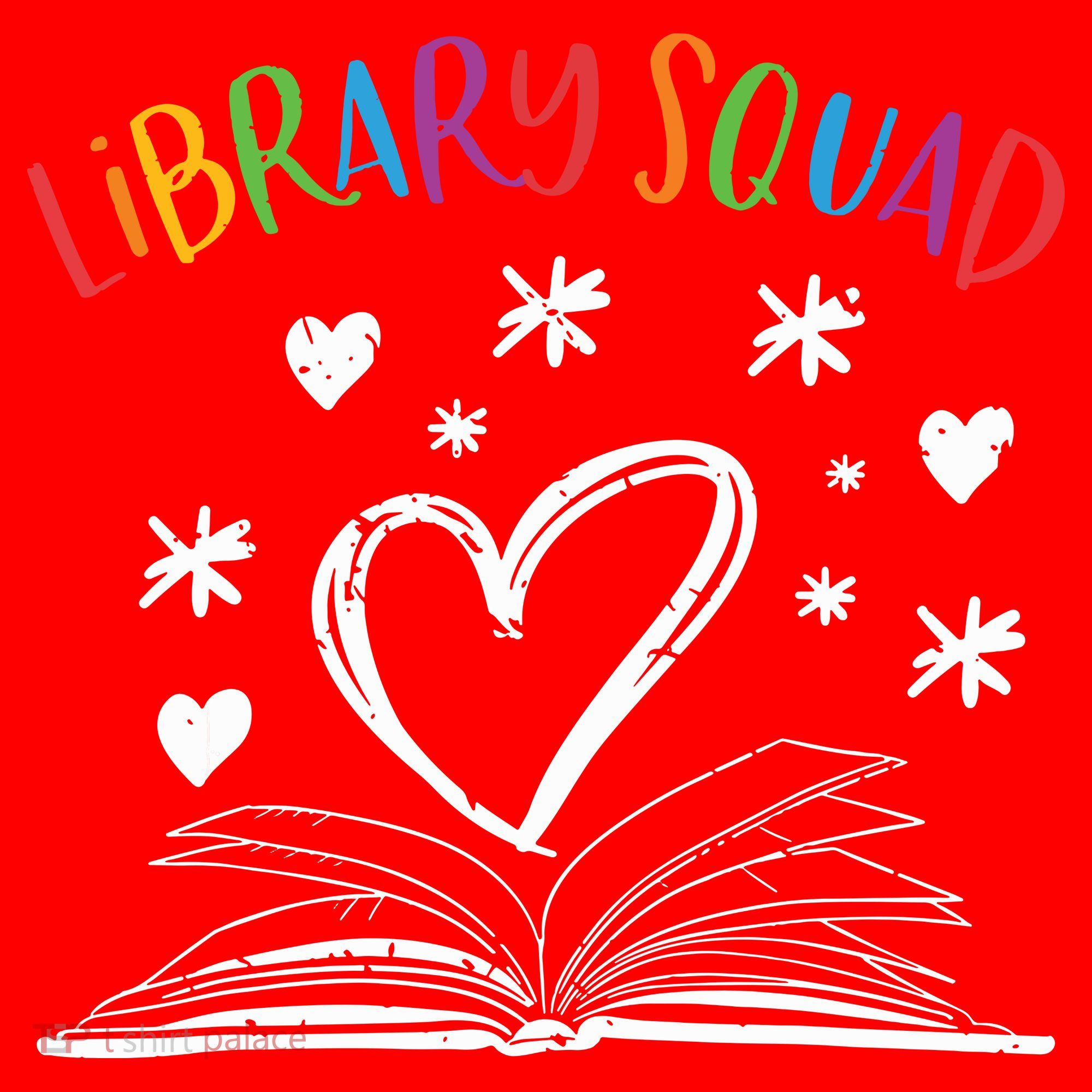 Library Squad Librarian Bookworm Book Lover Santa Hat