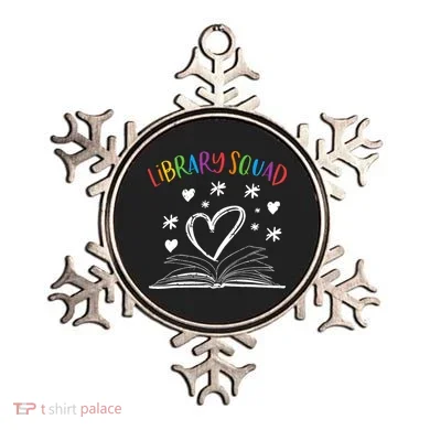 Library Squad Librarian Bookworm Book Lover Ornament