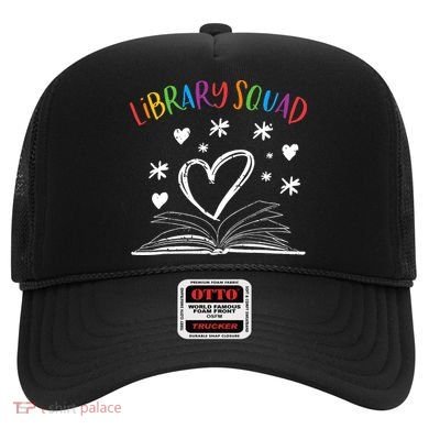 Library Squad Librarian Bookworm Book Lover Hat
