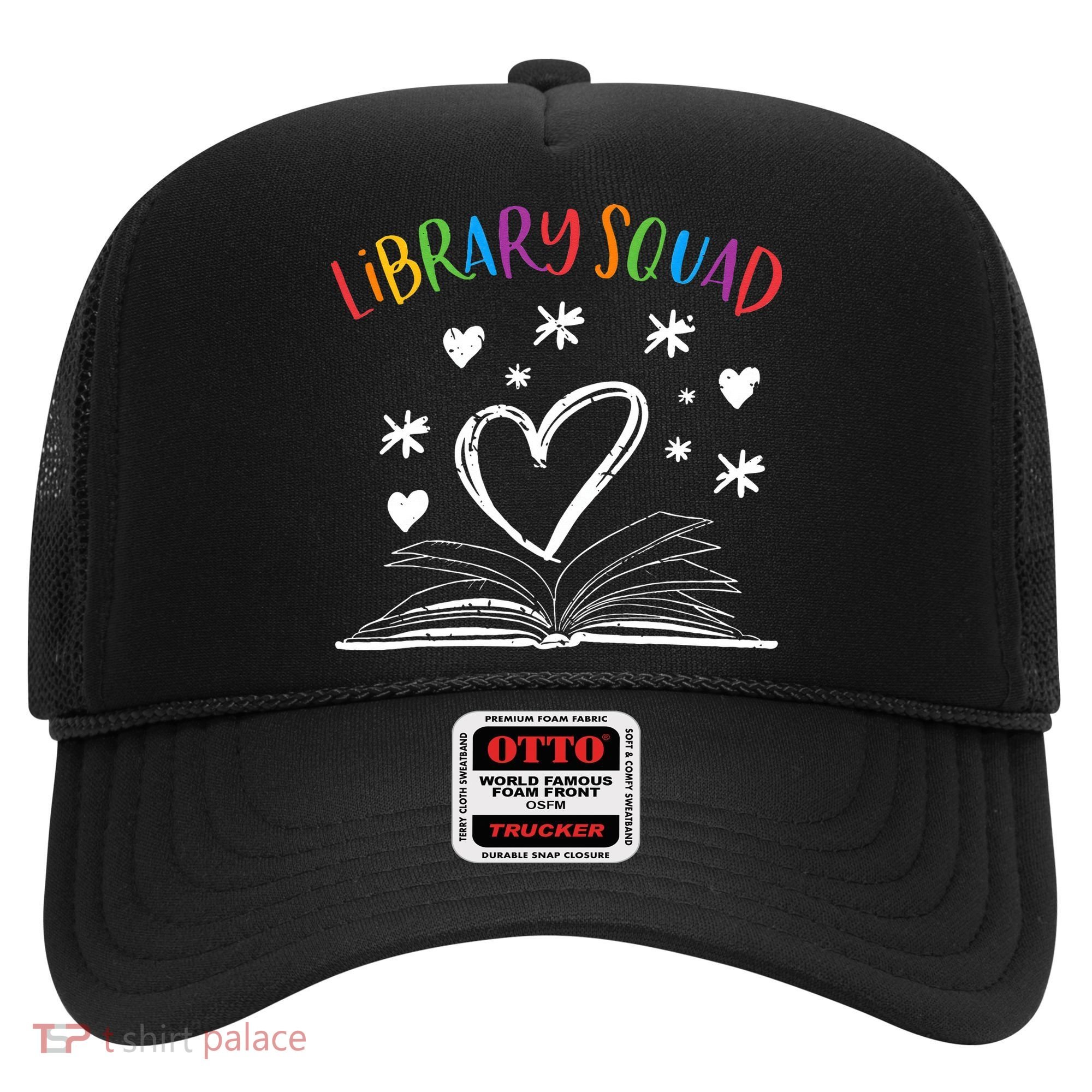 Library Squad Librarian Bookworm Book Lover Hat