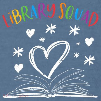 Library Squad Librarian Bookworm Book Lover Comfort Colors Garment-Dyed Hooded Sweatshirt