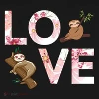 Love Sloth Doggie Tank thumb 4