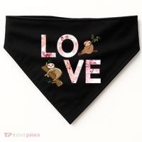 Love Sloth USA-Made Doggie Bandana thumb 0