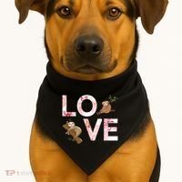 Love Sloth USA-Made Doggie Bandana thumb 1