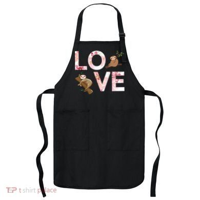 Love Sloth Apron