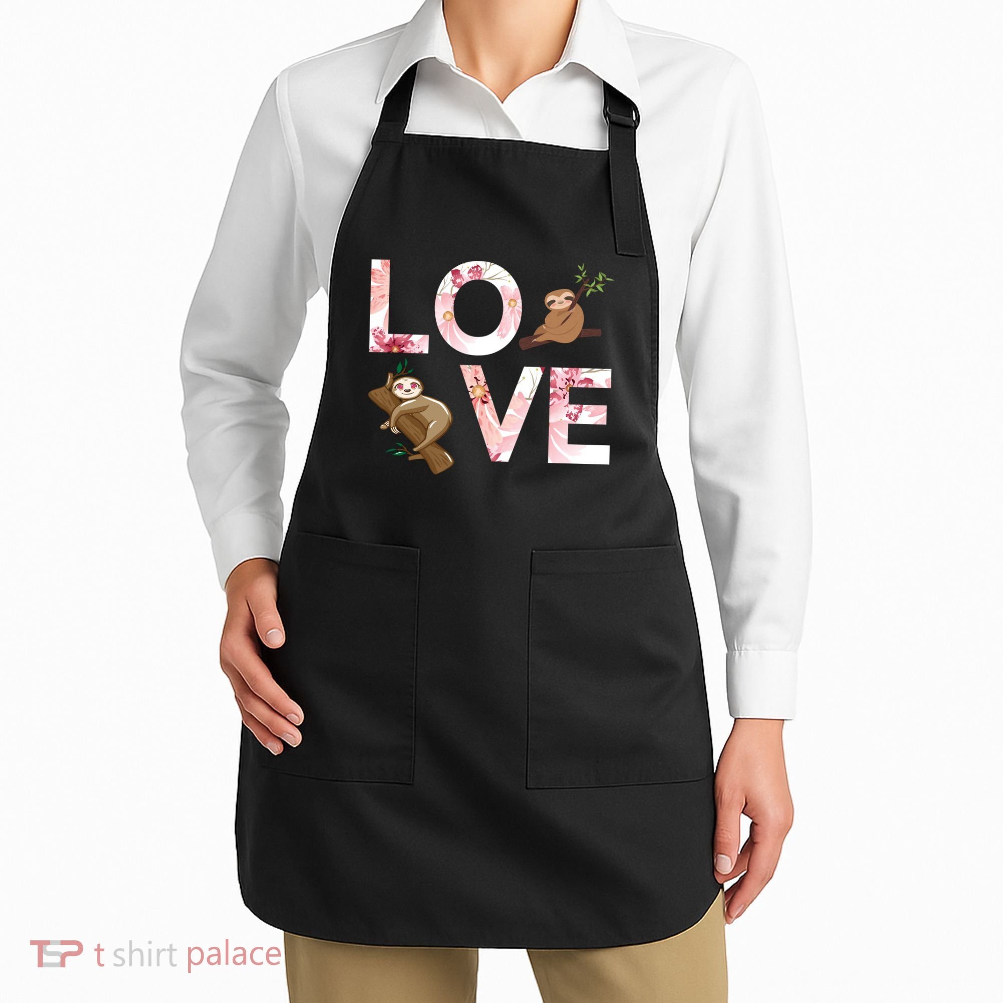 Love Sloth Apron