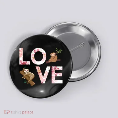 Love Sloth Button
