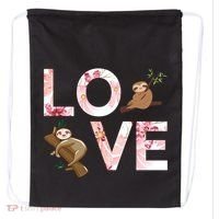 Love Sloth Drawstring Bag thumb 0