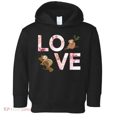 Love Sloth Toddler Hoodie