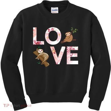 Love Sloth Kids Sweatshirt