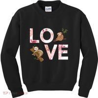 Love Sloth Kids Sweatshirt thumb 0
