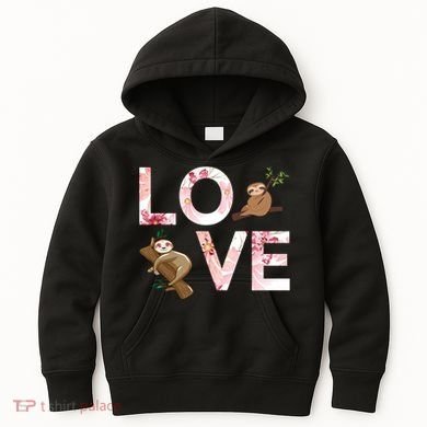Love Sloth Kids Hoodie