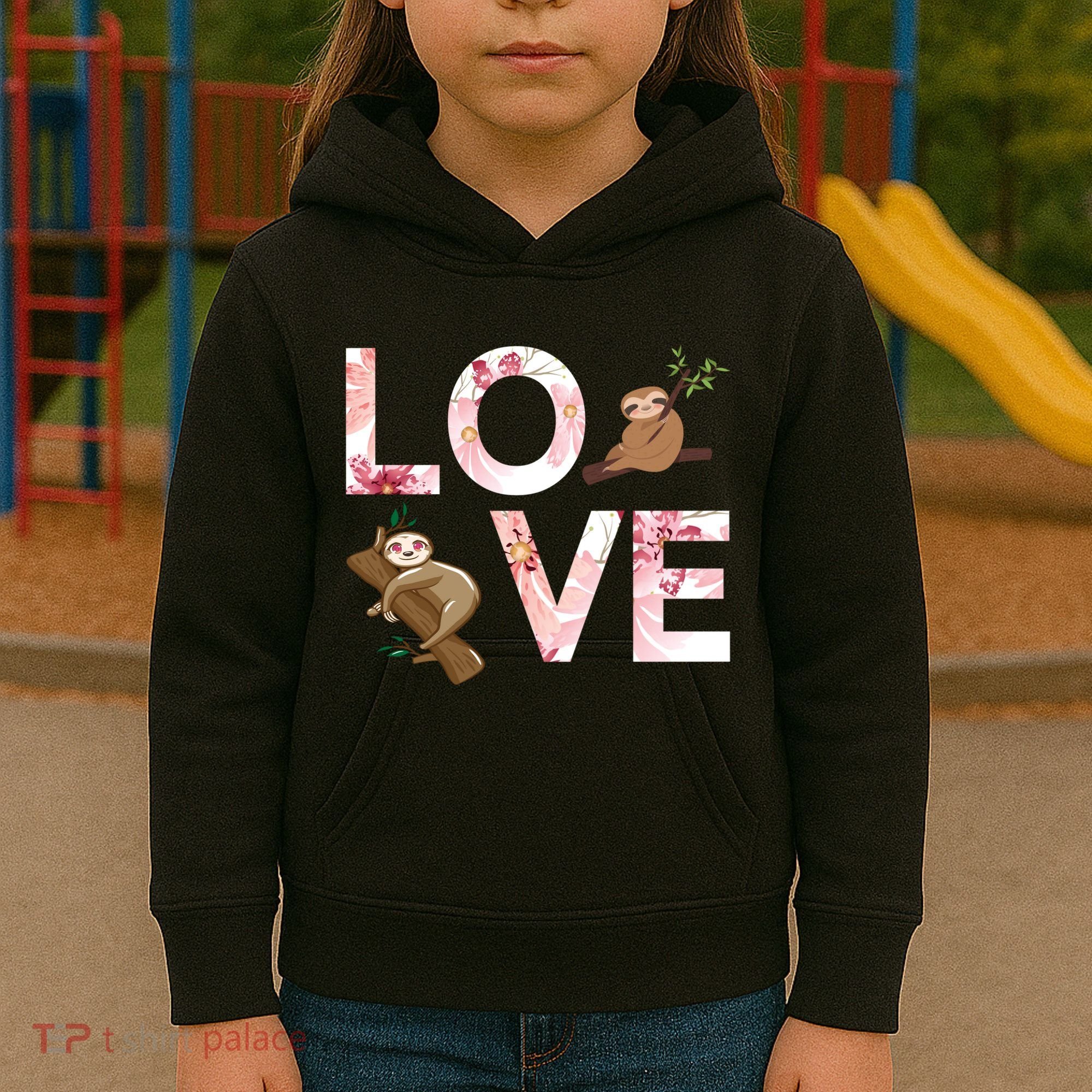 Love Sloth Kids Hoodie