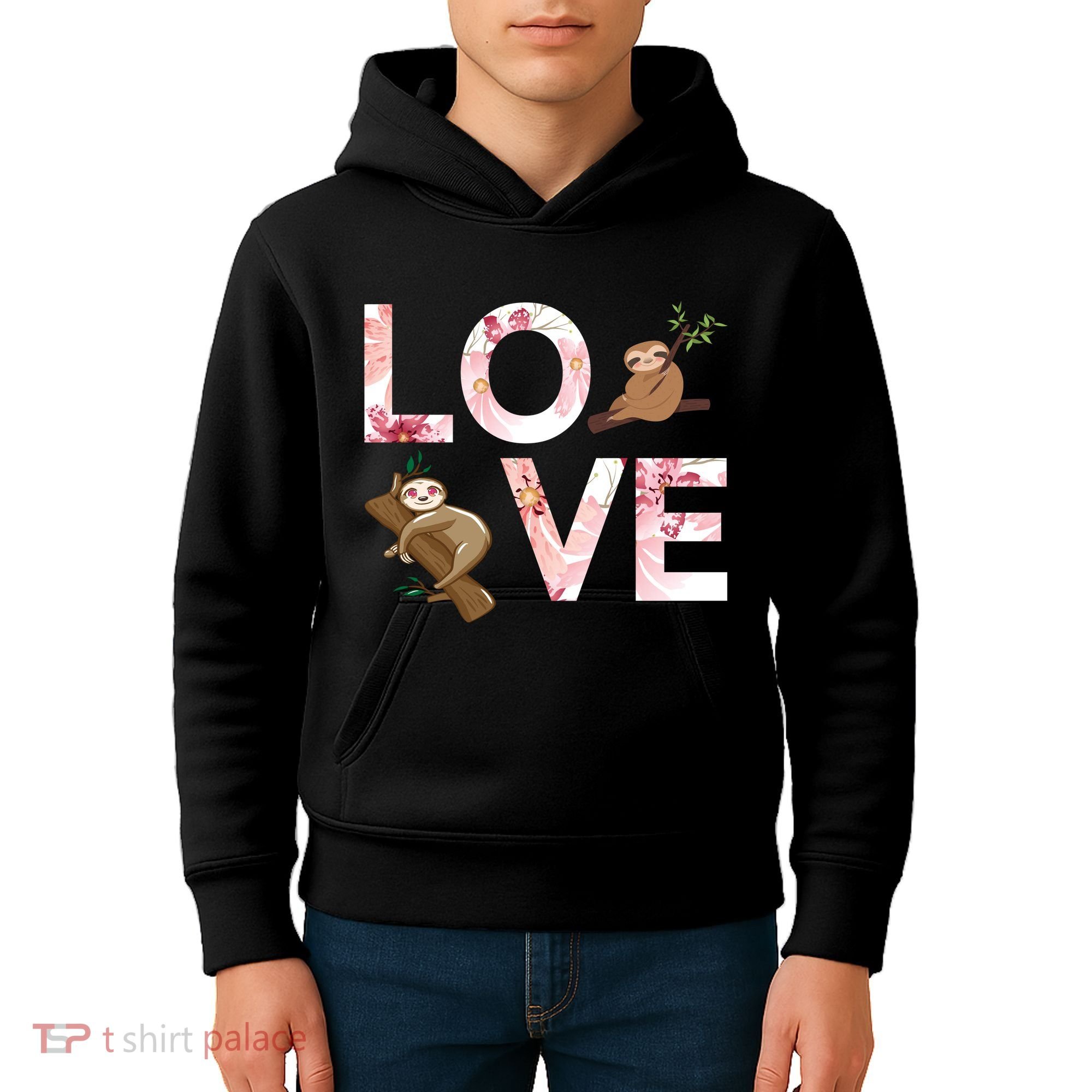 Love Sloth Kids Hoodie