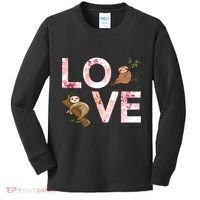 Love Sloth Kids Long Sleeve Shirt thumb 0