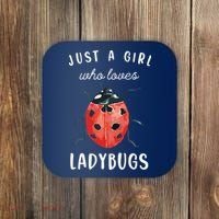 Ladybug Shirts, Ladybug Lover Shirts Coaster thumb 0