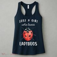 Ladybug Shirts, Ladybug Lover Shirts Women's Tank Top thumb 3