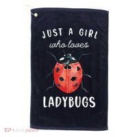 Ladybug Shirts, Ladybug Lover Shirts Golf Towel thumb 0