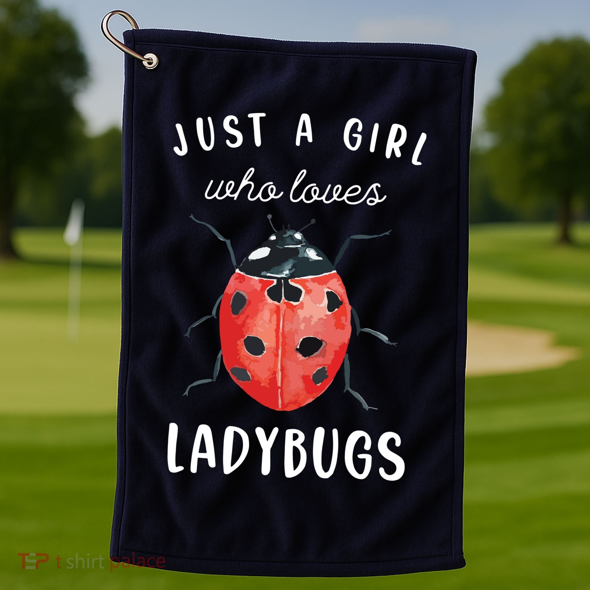 Ladybug Shirts, Ladybug Lover Shirts Golf Towel