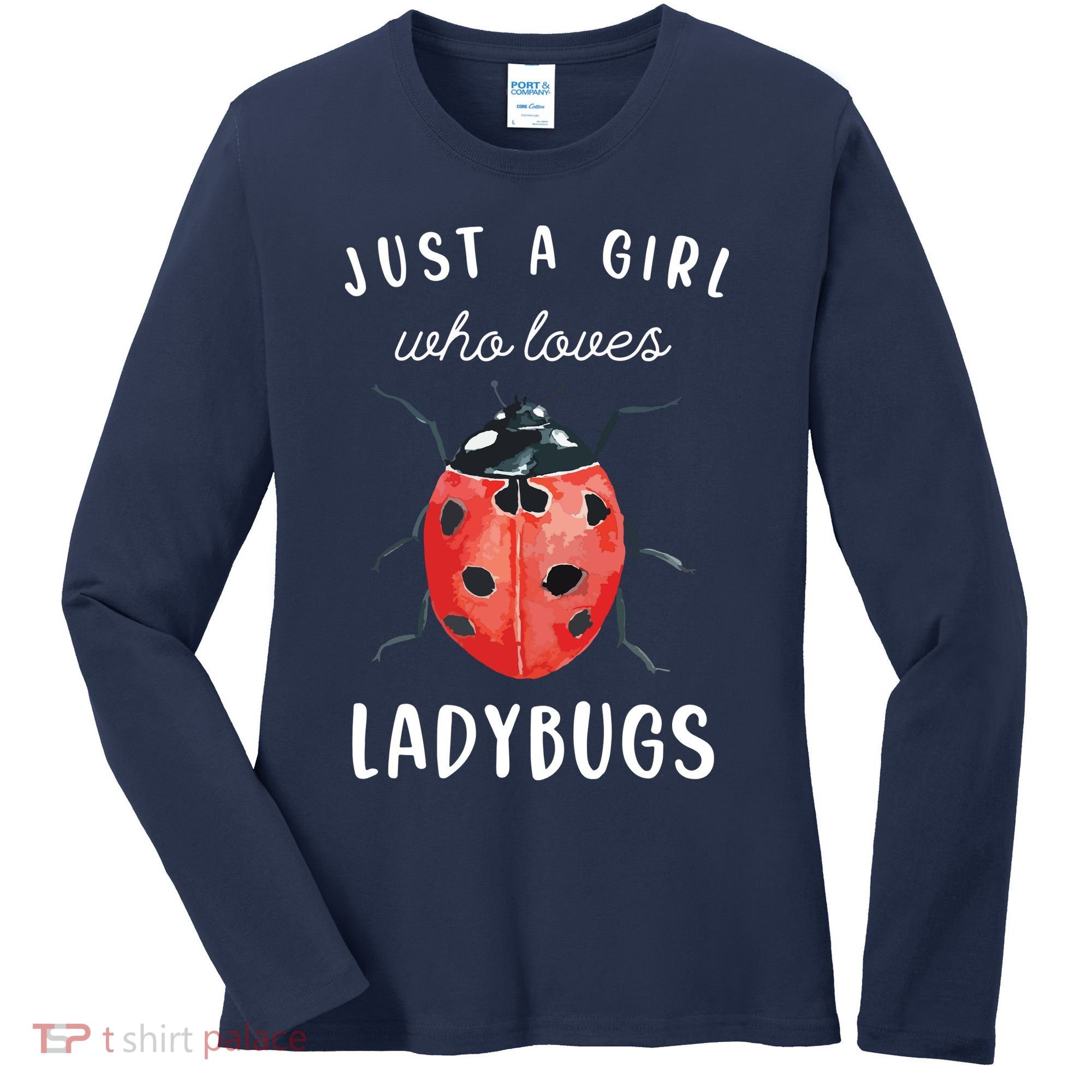 Ladybug Shirts, Ladybug Lover Shirts Women's Long Sleeve Shirt