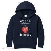 Ladybug Shirts, Ladybug Lover Shirts Kids Hoodie thumb 0