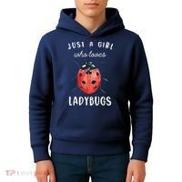 Ladybug Shirts, Ladybug Lover Shirts Kids Hoodie thumb 4