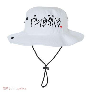 Love Sign Language Heart ASL Valentines Day Bucket Hat