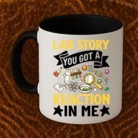  Lab Story Lab Week Medical Laboratory Technician Team  Coffee Mug thumb 2