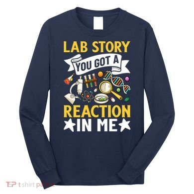  Lab Story Lab Week Medical Laboratory Technician Team  Long Sleeve Shirt