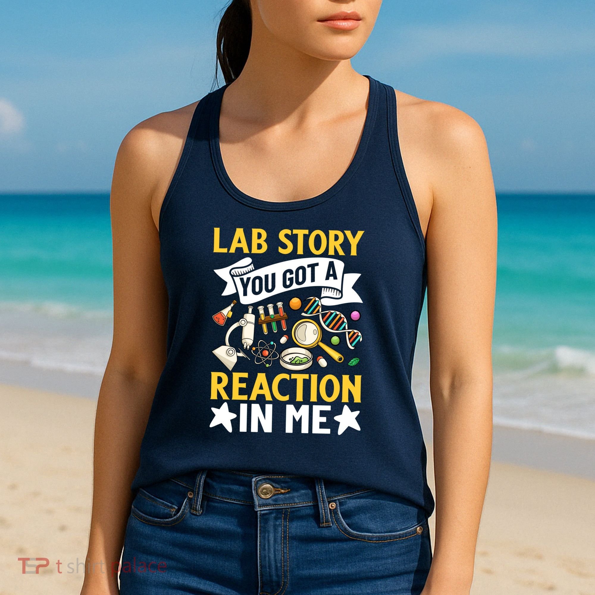  Lab Story Lab Week Medical Laboratory Technician Team  Women's Tank Top