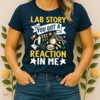  Lab Story Lab Week Medical Laboratory Technician Team  Women's T-Shirt thumb 2