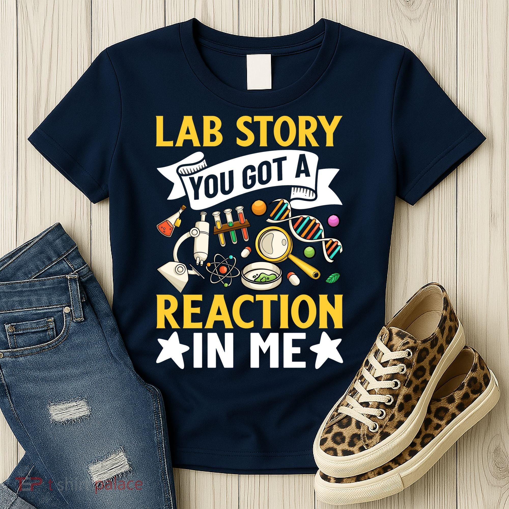  Lab Story Lab Week Medical Laboratory Technician Team  Women's T-Shirt
