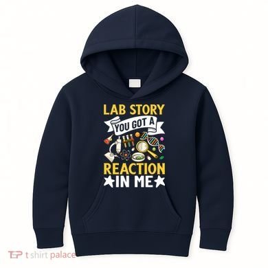  Lab Story Lab Week Medical Laboratory Technician Team  Kids Hoodie