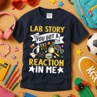  Lab Story Lab Week Medical Laboratory Technician Team  Kids T-Shirt thumb 3