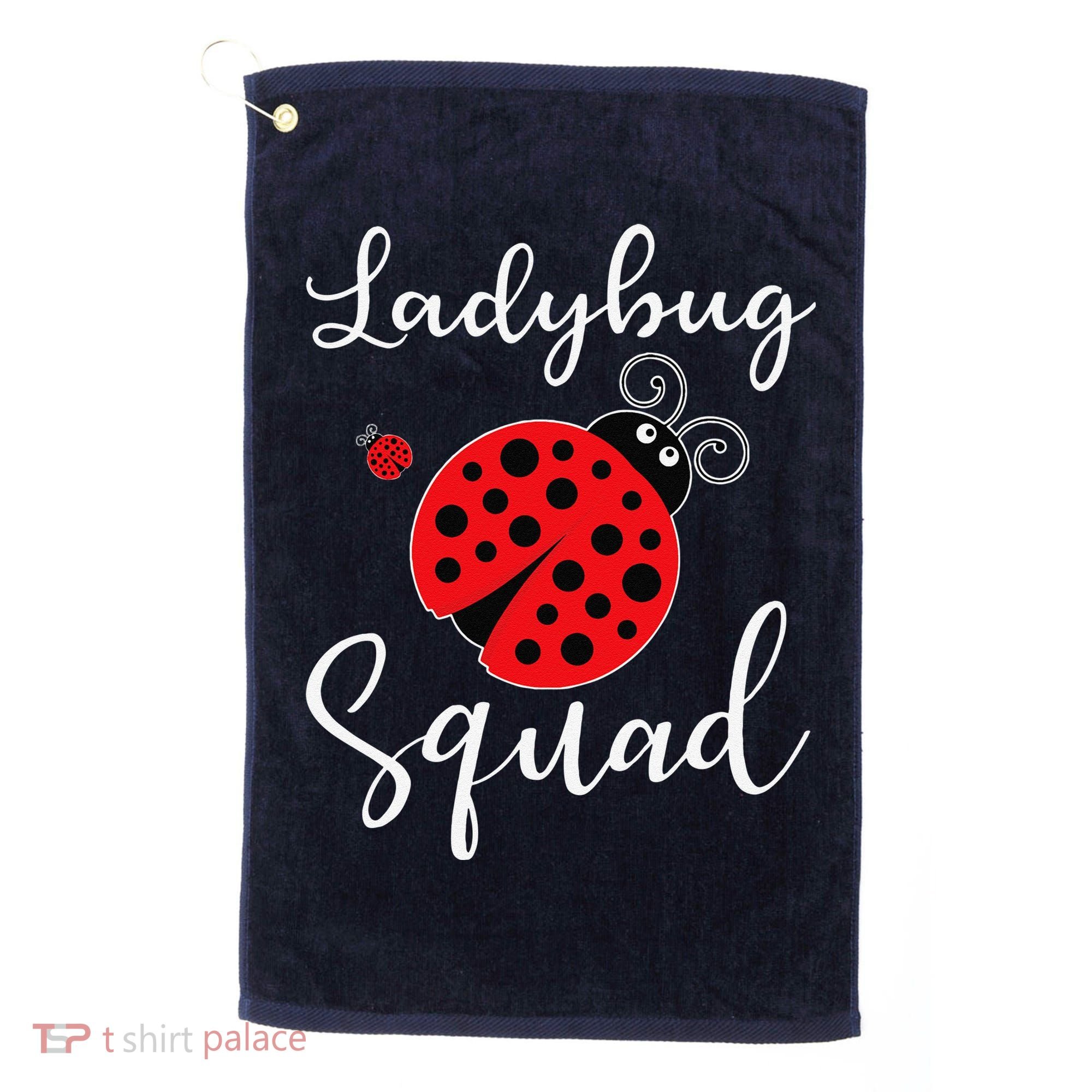 Ladybug Squad Golf Towel
