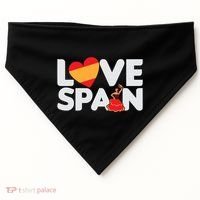 Love Spain USA-Made Doggie Bandana thumb 0