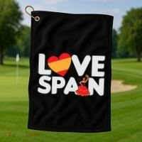 Love Spain Golf Towel thumb 1