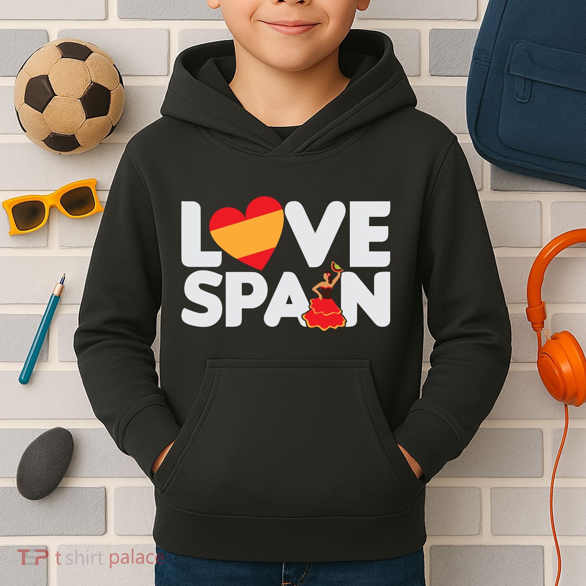 Love Spain Kids Hoodie