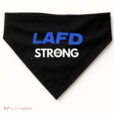 Lafd Strong USA-Made Doggie Bandana