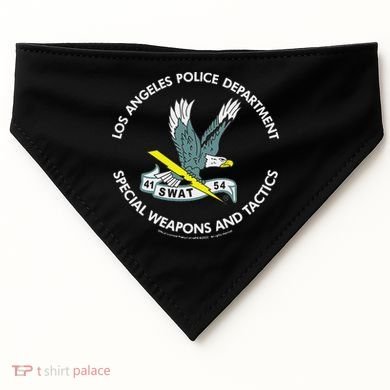 Lapd Swat USA-Made Doggie Bandana