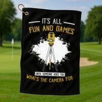 Land Surveying Land Surveyor Golf Towel thumb 1