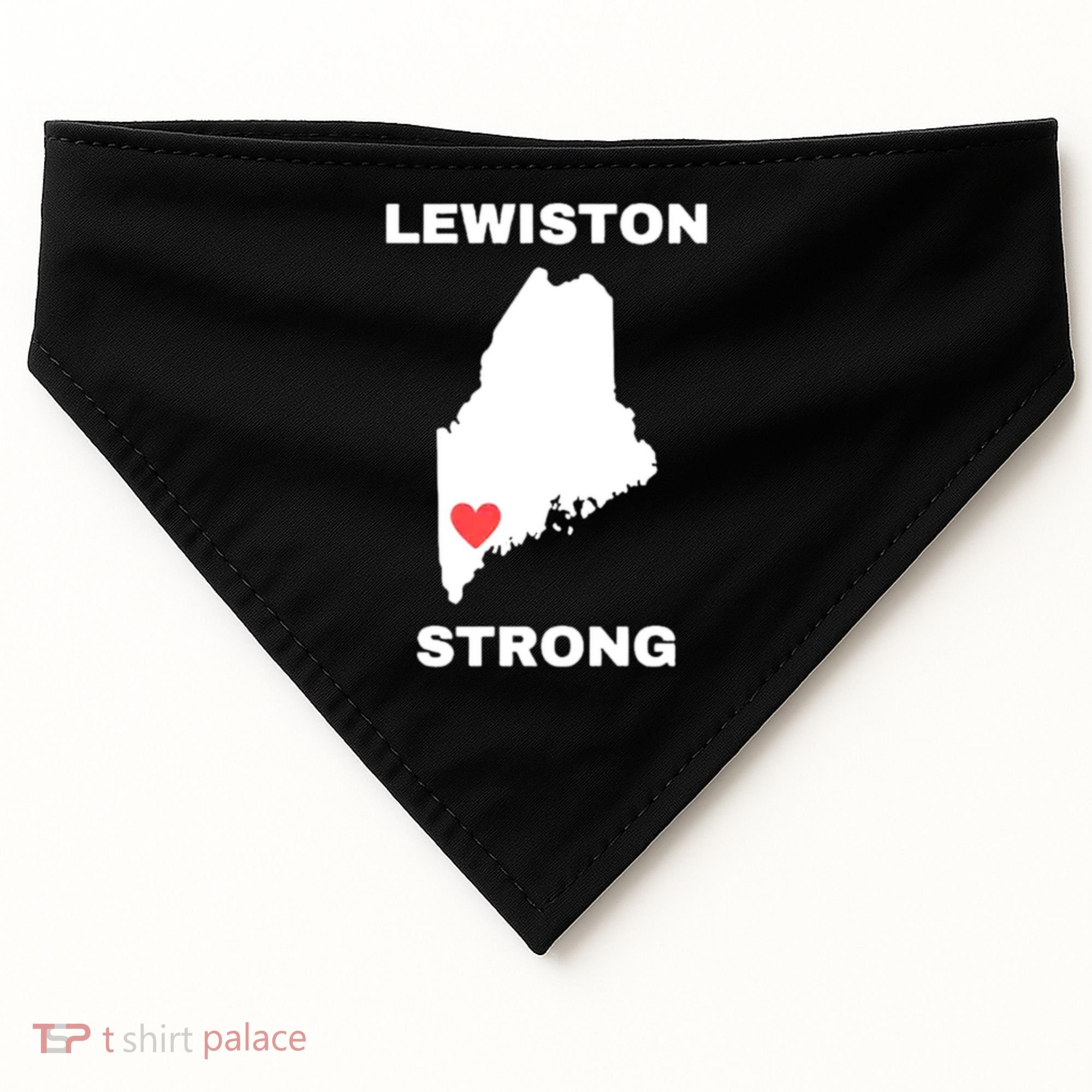 Lewiston Strong USA-Made Doggie Bandana