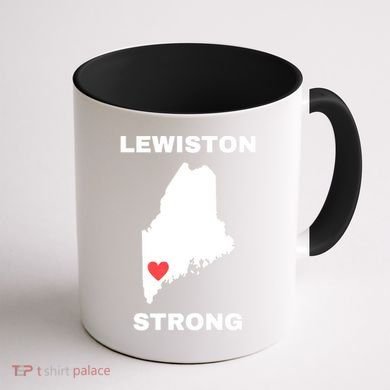 Lewiston Strong Coffee Mug back